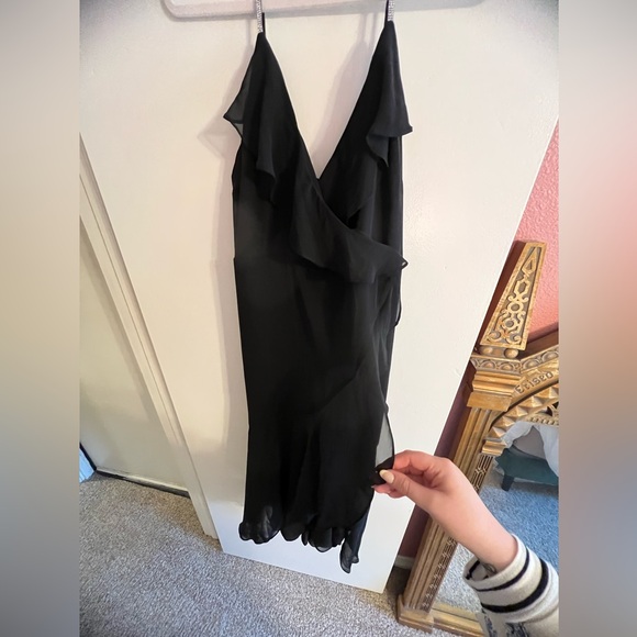 Express Black Rhinestone Dress - Picture 8 of 8